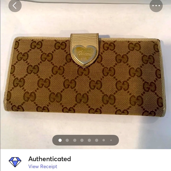 Gucci GG Monogram Heart Portefeuille Long Wallet